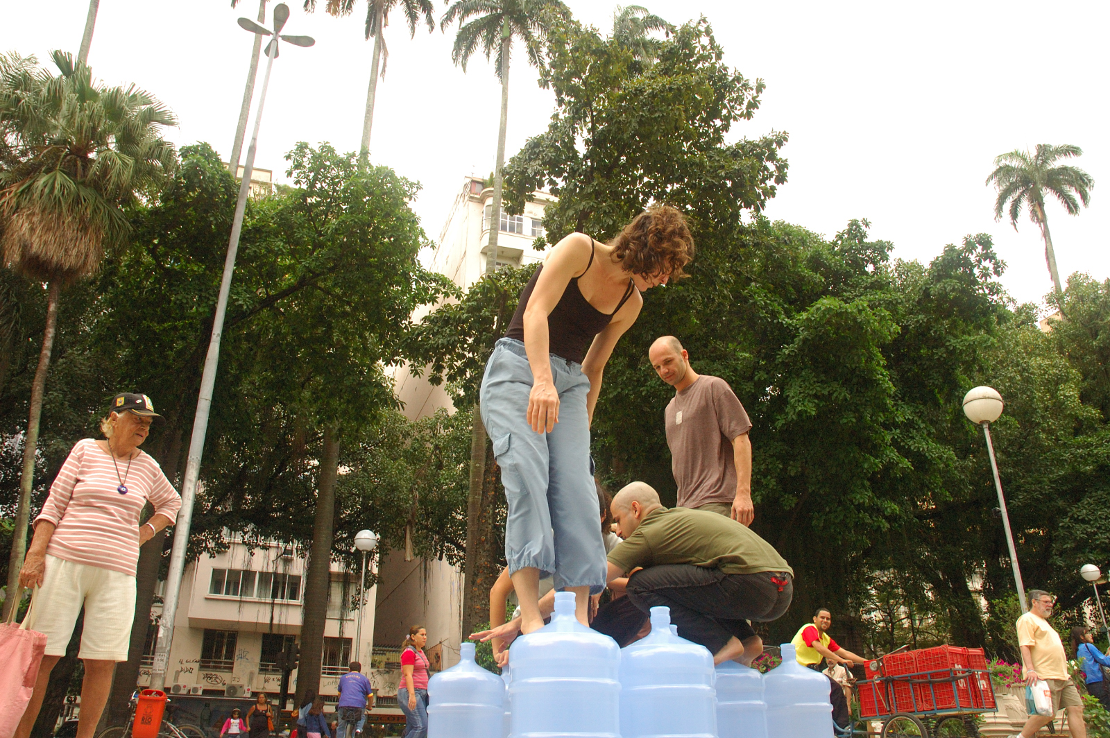 Garrafão no Largo do Machado